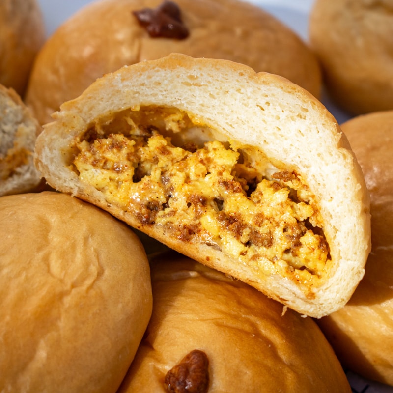 Kolache Shoppe Chorizo Egg and Cheese Kolache