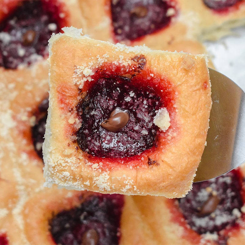 Kolache Shoppe Strawberry & Nutella Kolache