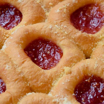 Kolache Shoppe Raspberries & Cream Kolache