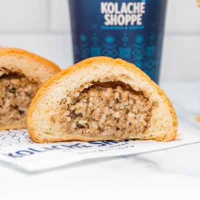 Kolache Shoppe Boudin Kolache