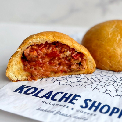 Kolache Shoppe Meatballs and Marinara Kolache