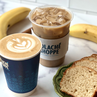 Kolache Shoppe Banana Bread Latte