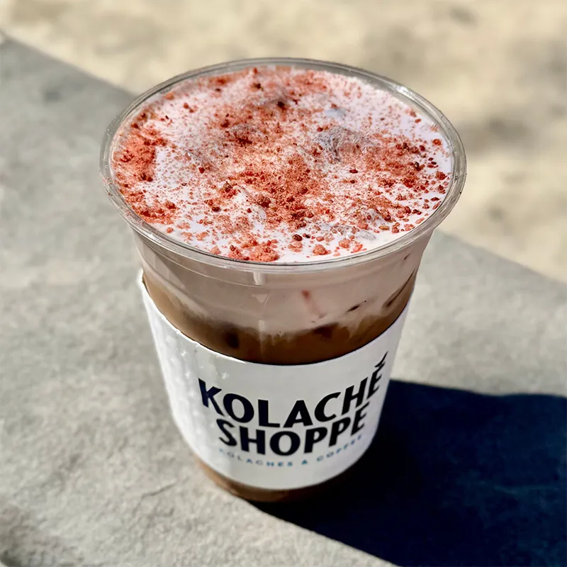 Kolache Shoppe Strawberry Cloud Mocha