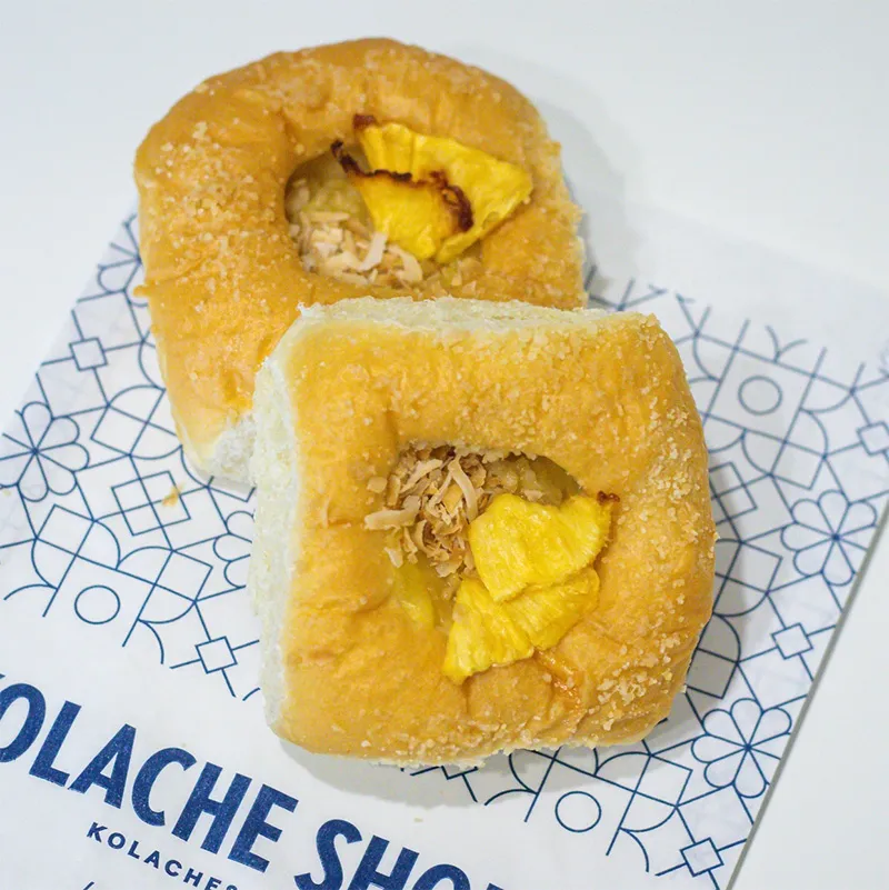 Kolache Shoppe Pina Colada Kolache