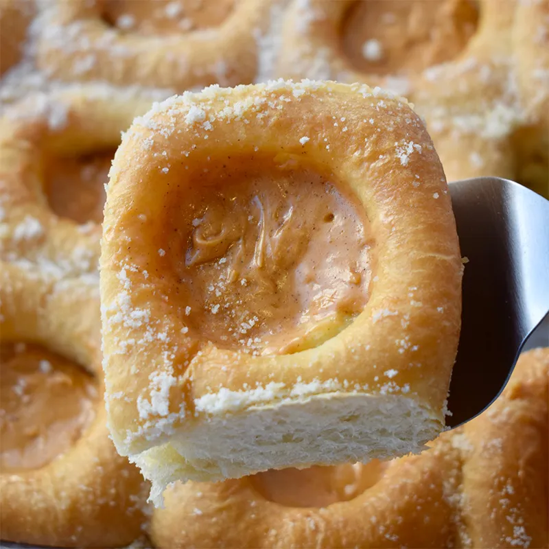 Kolache Shoppe Pumpkin Cream Kolache